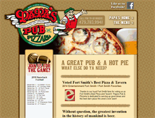 Tablet Screenshot of papaspub.com